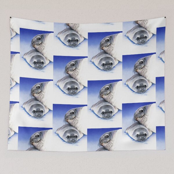 Item preview, Antarctic weddell seal and pup designed and sold by Trish Hart.