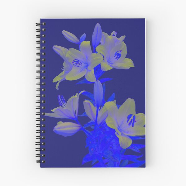 Item preview, Lilies on Blue Background designed and sold by Alternative Perspectives.