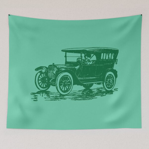 Item preview, Green retro car color art designed and sold by artdragongift 15.