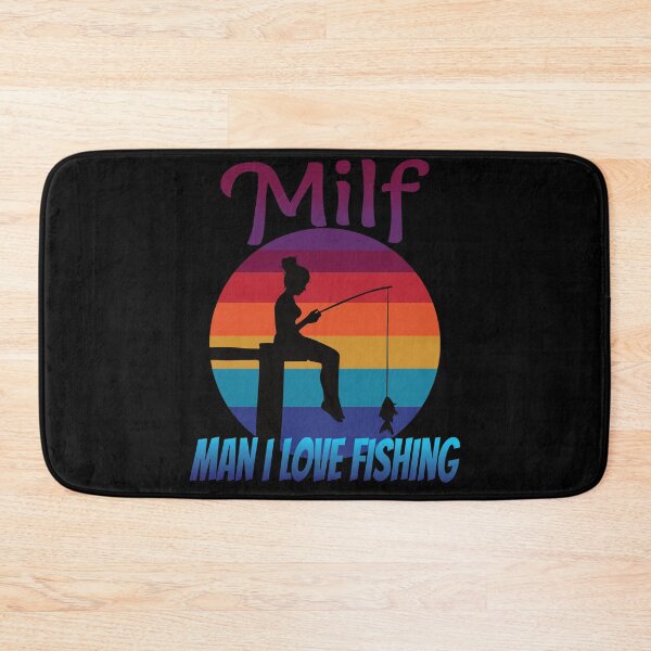 Item preview, MILF, Man I Love Fishing Colorful Vintage Sunset designed and sold by Jmgold87.