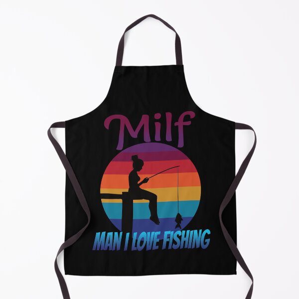 Item preview, MILF, Man I Love Fishing Colorful Vintage Sunset designed and sold by Jmgold87.