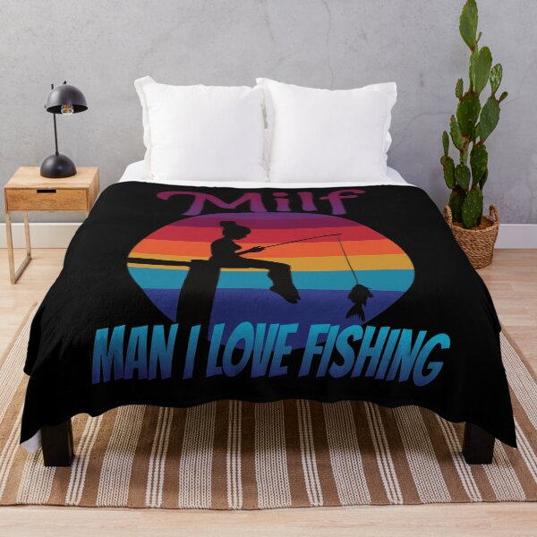 Item preview, MILF, Man I Love Fishing Colorful Vintage Sunset designed and sold by Jmgold87.