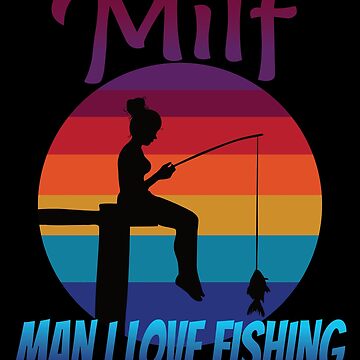 I Love Fishing on Light Background | Sticker