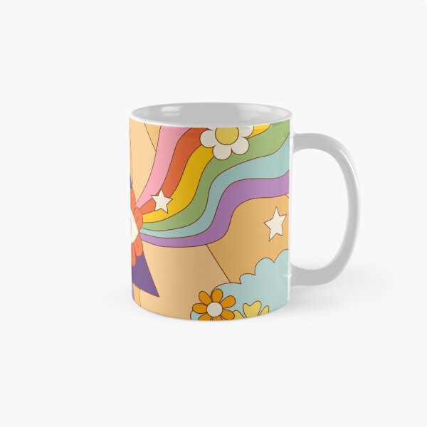 Item preview, retro hippie boho rainbow print  designed and sold by MartaOlgaKlara.
