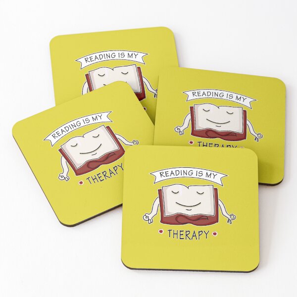 Item preview, READING IS MY THERAPY- FOR BOOKAHOLICS designed and sold by The Bookworm Store.
