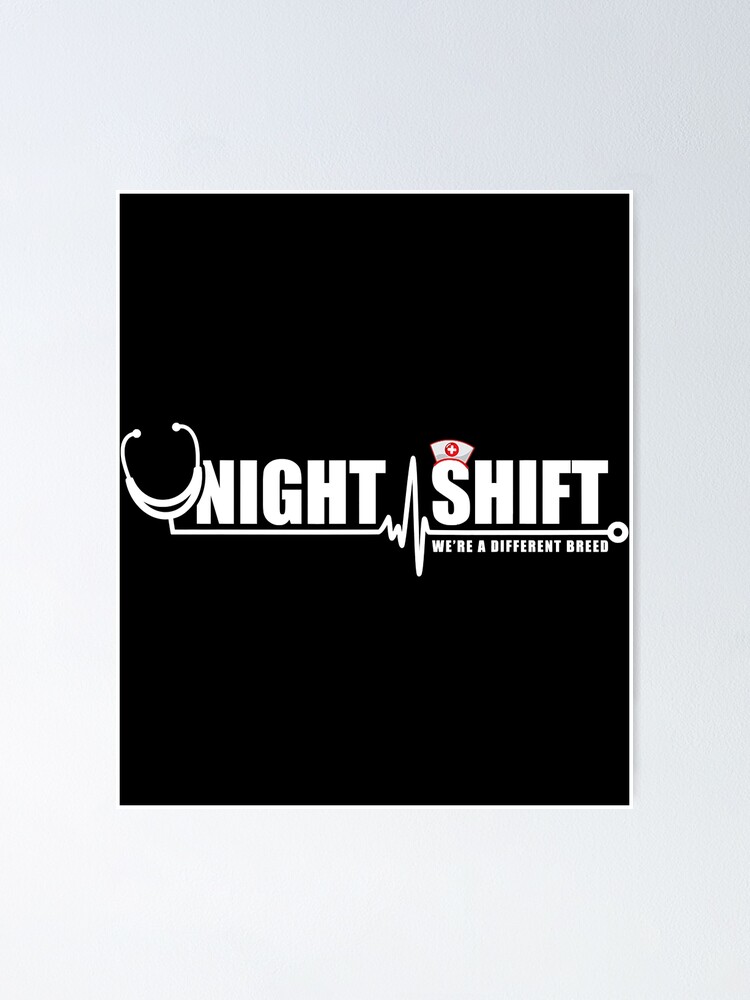 Night Shift Different Breed Stethoscope Funny Nurse RN RT T-Shirt