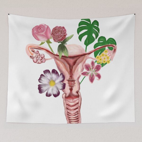 Item preview, Uterus and Plants designed and sold by livvysophie.
