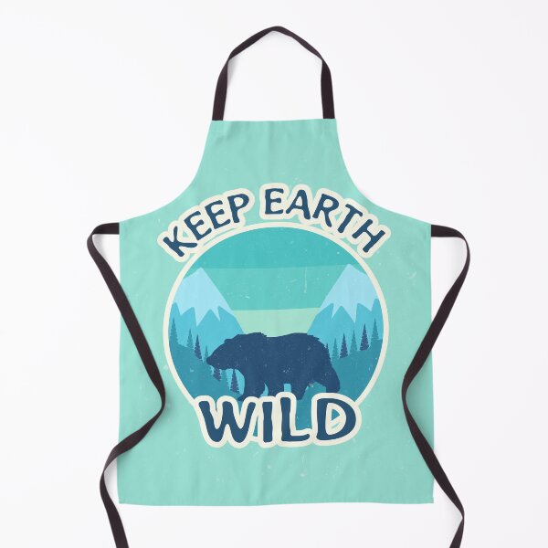 Item preview, Keep earth Wild, Bear, blue bear. designed and sold by jimcaza.
