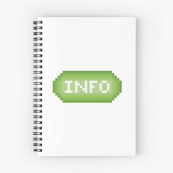 Item preview, pixel info button green designed and sold by therkmr.