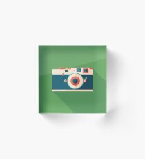 Vintage Film Camera Acrylic Block