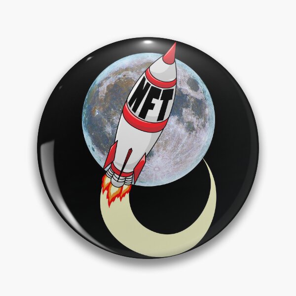 Item preview, NFT To The Moon Blockchain Non Fungible Token Rocket NFT Gear designed and sold by DynamicDesign.