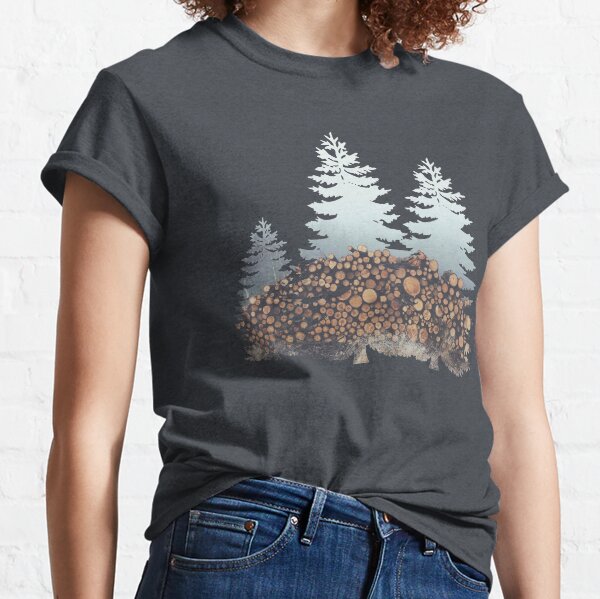 Timber Wood T-Shirts for Sale