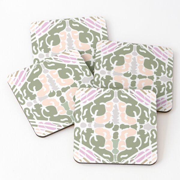 Item preview, Earthen soft colours with stripes designed and sold by DreamKaracters.