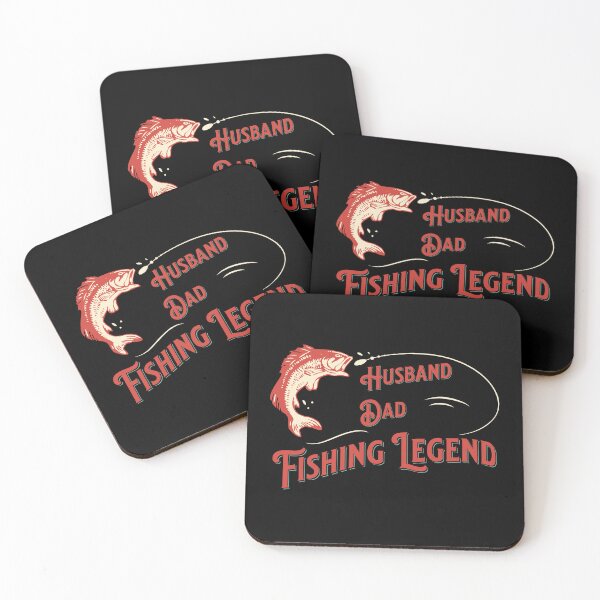 Item preview, Husband Dad Fishing Legend Dark Red Retro Vintage Fishing Lover designed and sold by Coffee Partee.