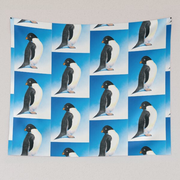 Item preview, Adelie penguin on Gardiner Island, Davis Base, Antarctica designed and sold by Trish Hart.
