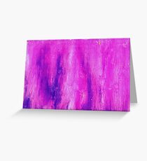 Pink and Streaked Greeting Card