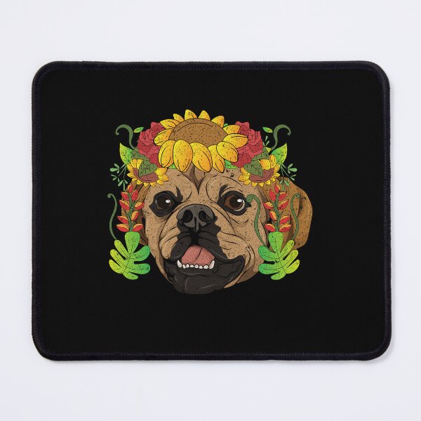 Item preview, Dog Owner Flower Crown Dog Lover Floral Puggle designed and sold by bestshirtdesign.