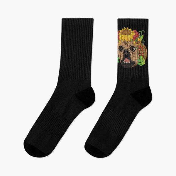 Item preview, Dog Owner Flower Crown Dog Lover Floral Puggle designed and sold by bestshirtdesign.