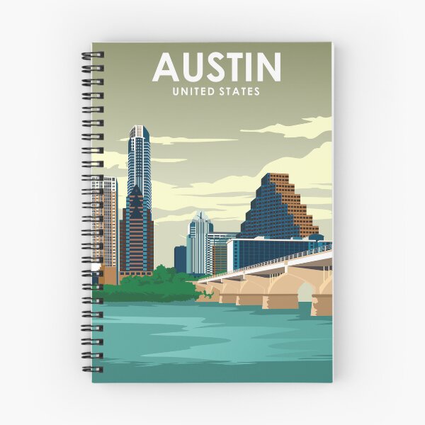 Item preview, Austin Texas United States Vintage Minimal Retro Travel Poster designed and sold by Stadify.