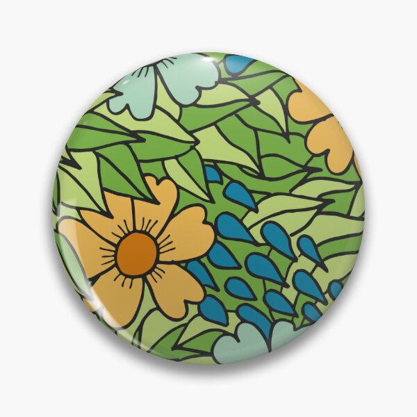 Item preview, Colorful Flowers Floral Background designed and sold by DigitalChickHub.