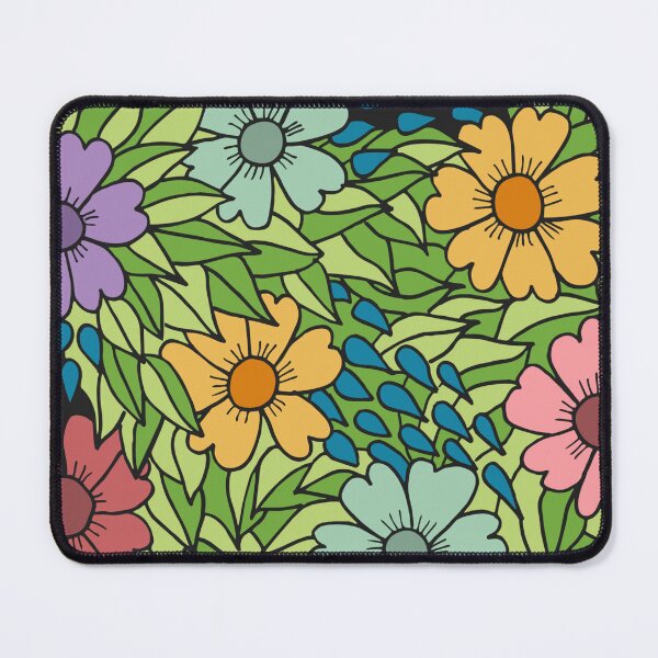 Item preview, Colorful Flowers Floral Background designed and sold by DigitalChickHub.