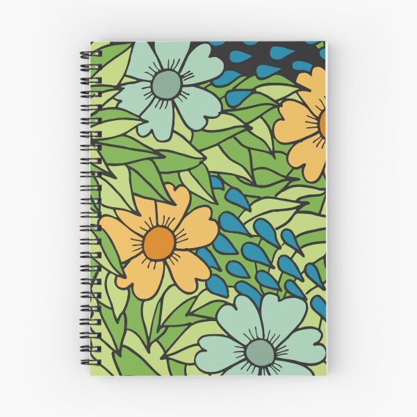 Item preview, Colorful Flowers Floral Background designed and sold by DigitalChickHub.
