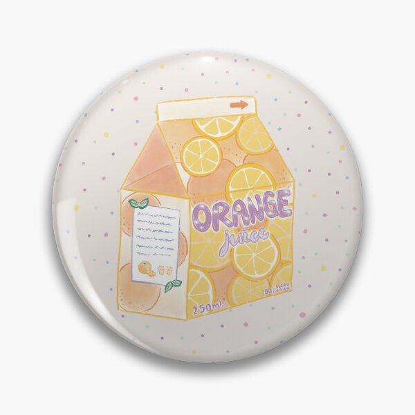 Item preview, Orange juice in carton drink designed and sold by Whimsical Wenli.