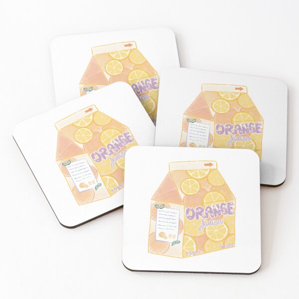 Item preview, Orange juice in carton drink designed and sold by Whimsical Wenli.