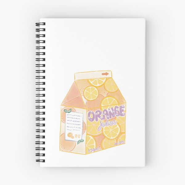 Item preview, Orange juice in carton drink designed and sold by Whimsical Wenli.