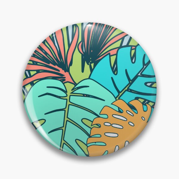 Item preview, Tropical Leaves blue designed and sold by susycosta.