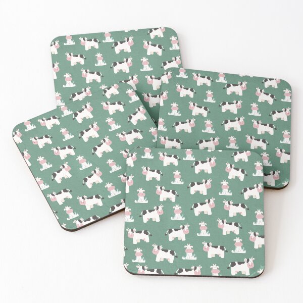 Item preview, Cows On Green Background designed and sold by KarenWoodArt.