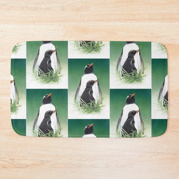 Item preview, Gentoo penguin with chick, Macquarie Island designed and sold by Trish Hart.