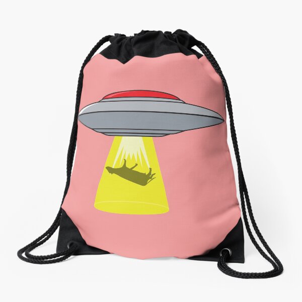 Martians Want Milk & Burgers! Drawstring Bag