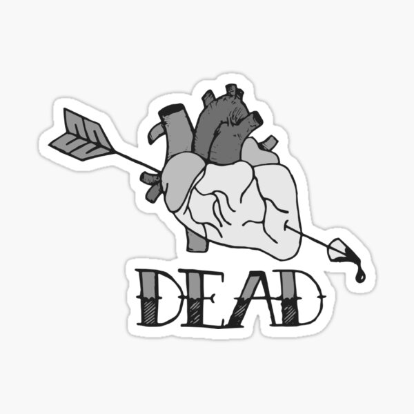 Item preview, DeadAtHeart - Black and White designed and sold by DeHuibie.