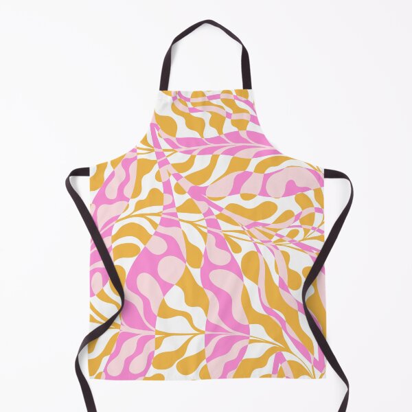 Item preview, Liquid retro abstract Pattern with Pink and Yellow foliage designed and sold by Dominiquevari.