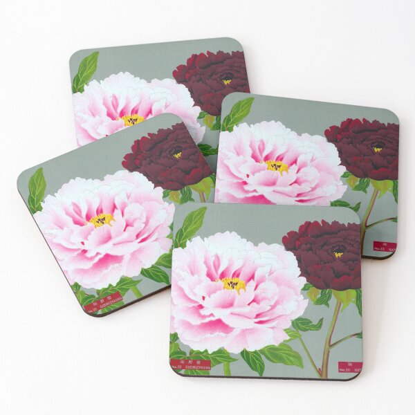 Item preview, Antique Pink and Fuchsia Peonies designed and sold by jadeandjester.