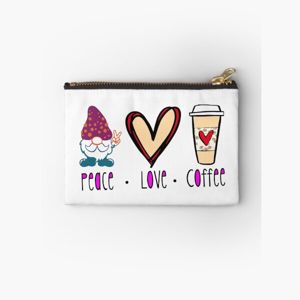 Item preview, Cute peace love coffee gnome designed and sold by Coffee-prince.