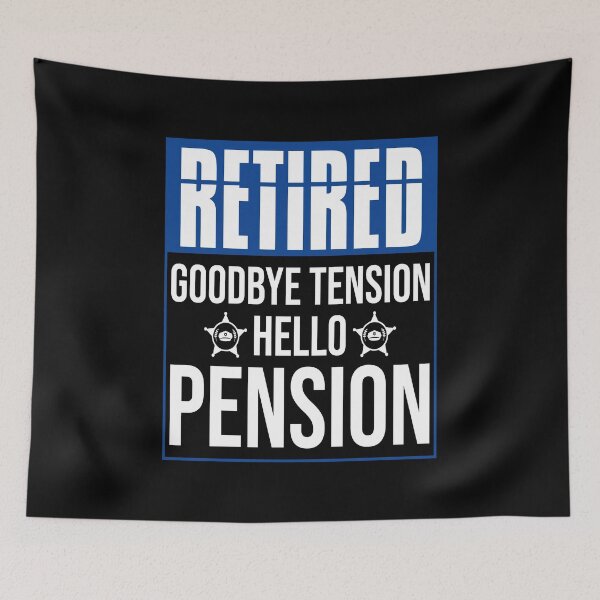 Item preview, Funny Retirement Cop Pension Retired Police Officer designed and sold by bestshirtdesign.