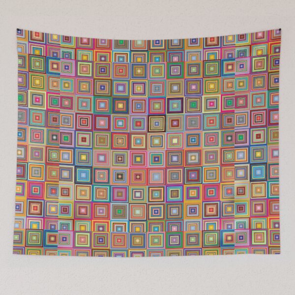 Item preview, Retro Squares Abstract Geometric designed and sold by DigitalChickHub.