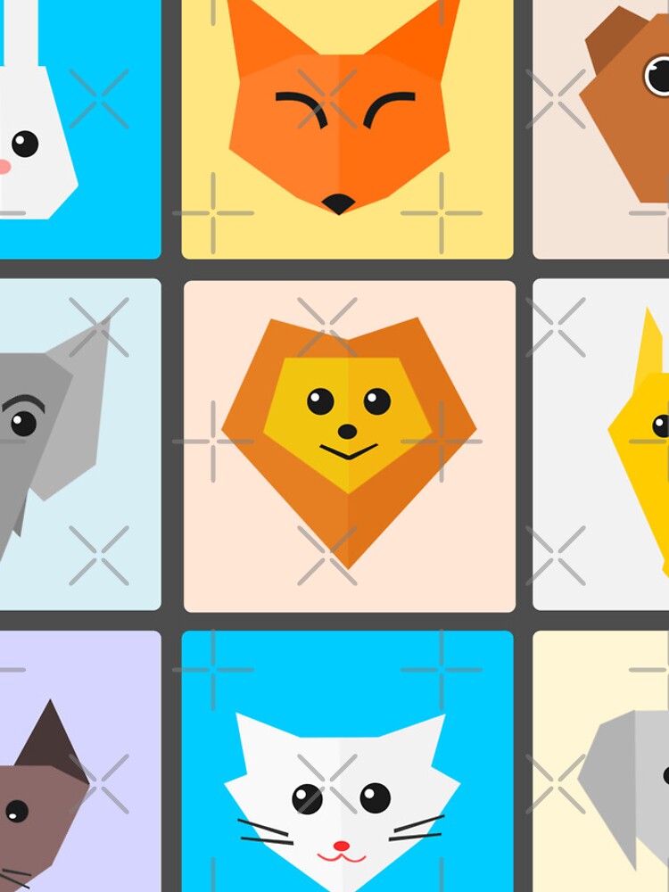 Thumbnail 4 of 4, iPhone Case, Flat Cute Animals designed and sold by DigitalChickHub.