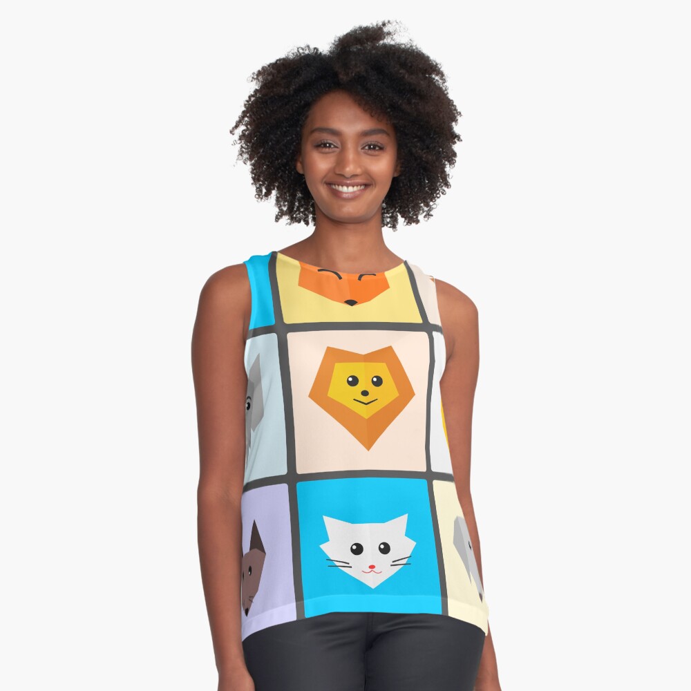 Item preview, Sleeveless Top designed and sold by DigitalChickHub.