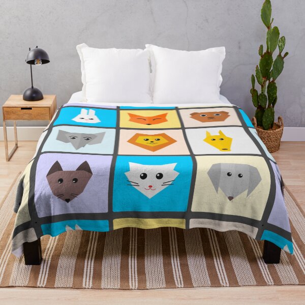 Item preview, Flat Cute Animals designed and sold by DigitalChickHub.