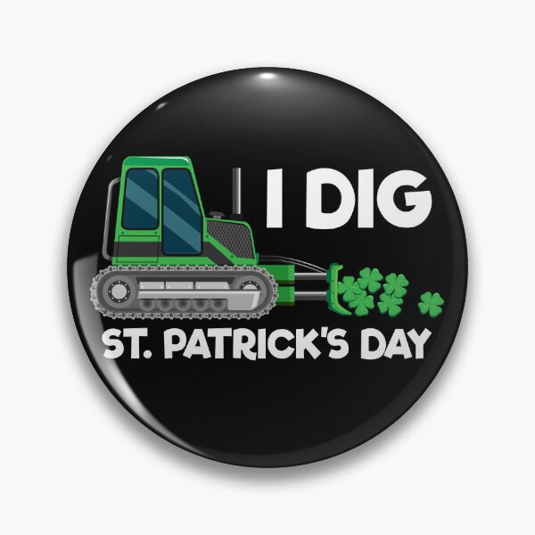 Artikelvorschau, I Dig St. Patrick's Day Bulldozer Boys Kids St Patrick's Day Gear entworfen und verkauft von DynamicDesign.