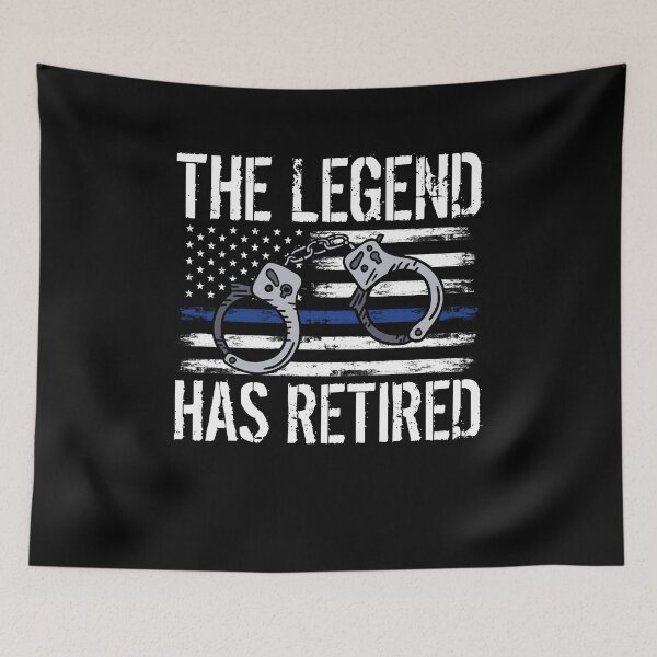 Item preview, Funny Retirement US Flag Retired Cop American Police Officer designed and sold by bestshirtdesign.