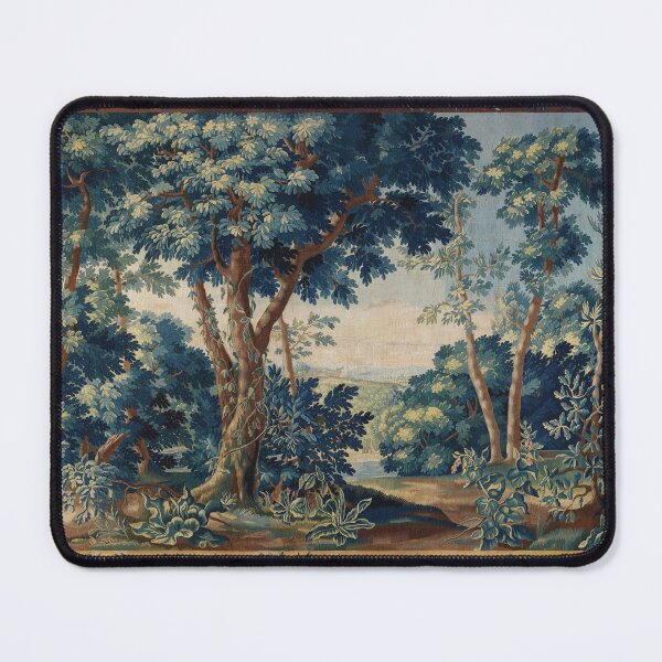 Item preview, GREENERY, TREES IN WOODLAND LANDSCAPE Antique Flemish Tapestry designed and sold by BulganLumini.