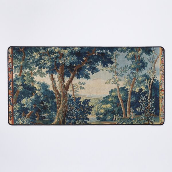 Item preview, GREENERY, TREES IN WOODLAND LANDSCAPE Antique Flemish Tapestry designed and sold by BulganLumini.