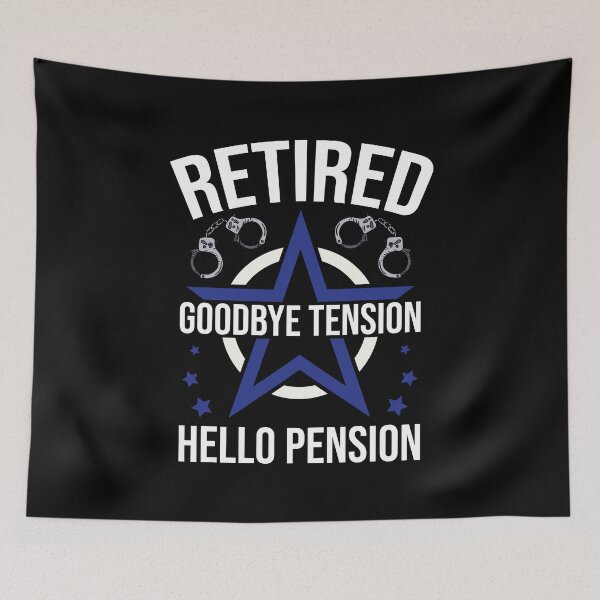 Item preview, Funny Cop Retirement Pension Retired Police Officer designed and sold by bestshirtdesign.