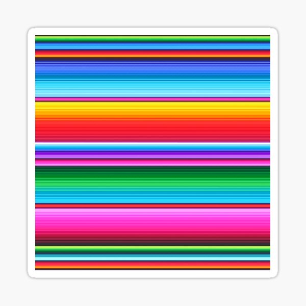 “Mexican Poncho Background - Seamless pattern” Sticker by BrunoBeach