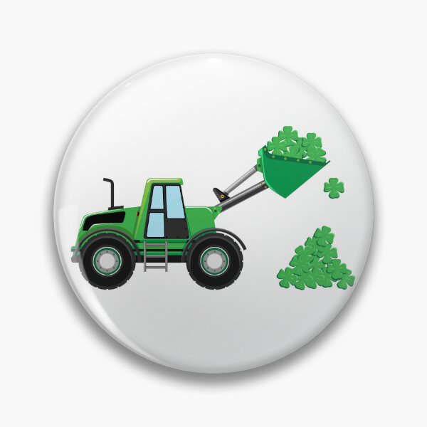 Item preview, Shamrock Front End Loader Construction Kids St Patrick's Day Gear designed and sold by DynamicDesign.