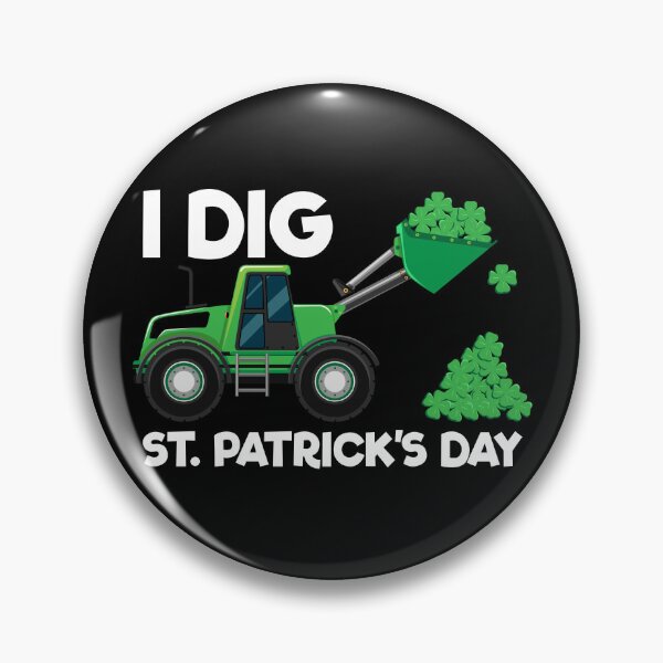 Artikelvorschau, I Dig St. Patrick's Day Front Loader Kids St. Patrick's Day Gear entworfen und verkauft von DynamicDesign.